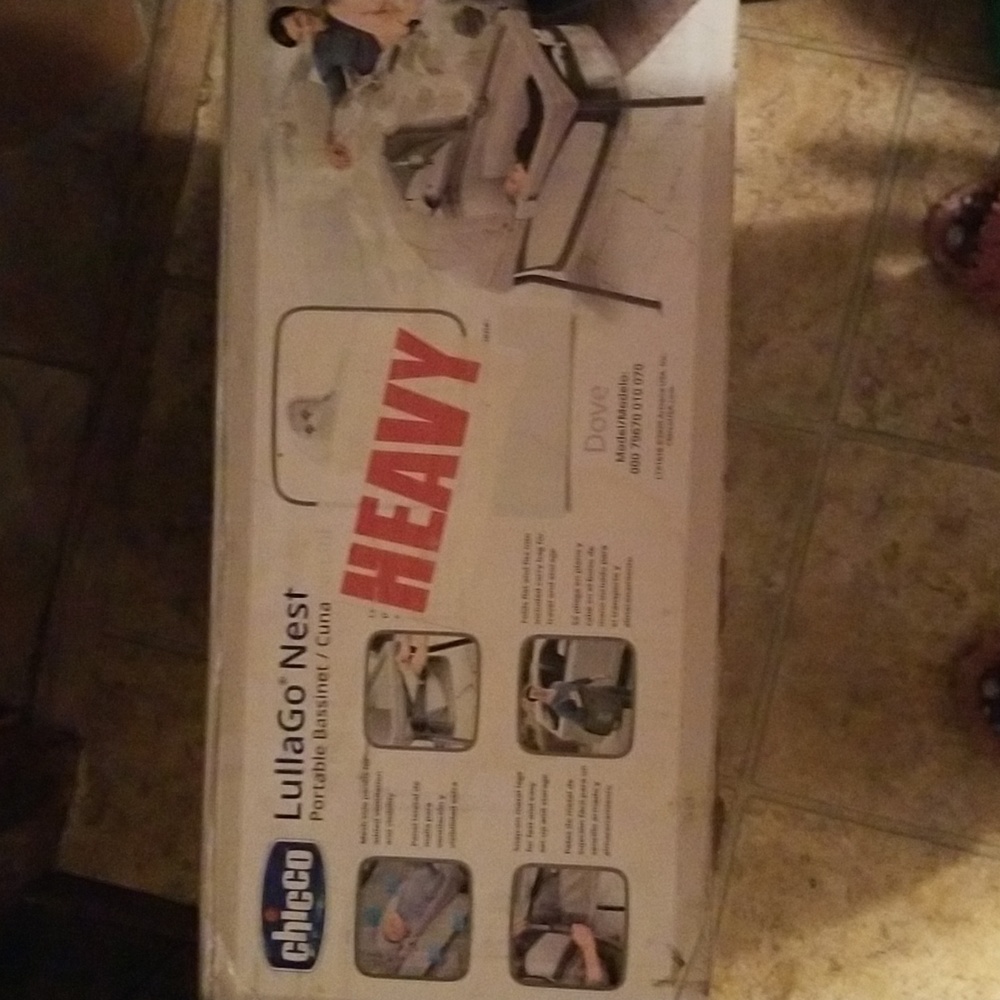 New in The Box Chicco "LaGo Nest" New Born side bed